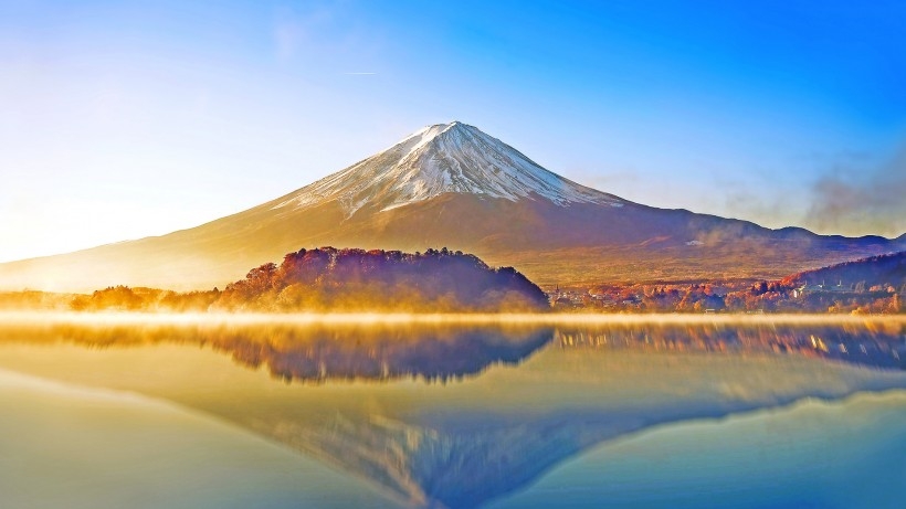 日本富士山自然风景壁纸