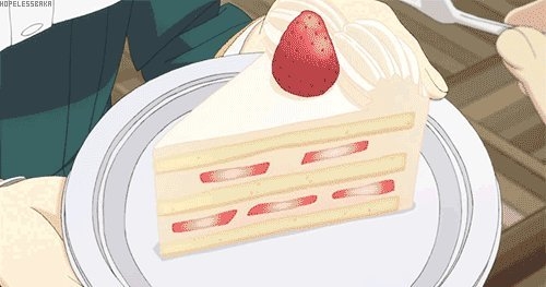 一眼就觉得超吃的可爱草莓蛋糕图片