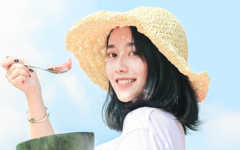 清纯美女夏日小清新高清写真壁纸图片