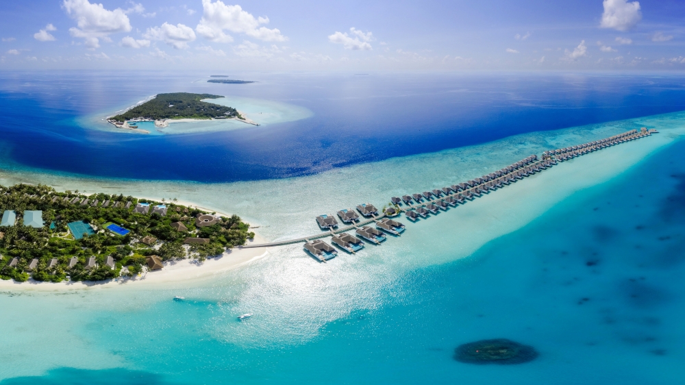 马尔代夫珊瑚岛风景壁纸图片
