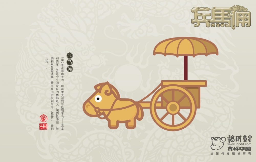 新春贺岁之招财童子可爱卡通电脑壁纸图片