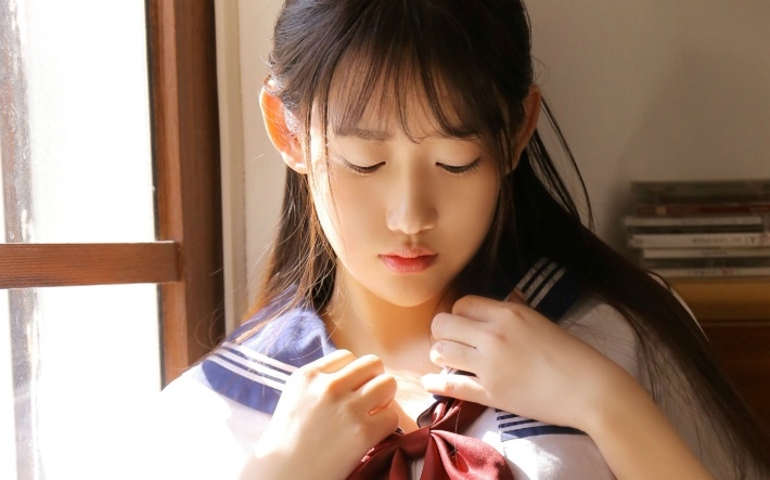 清纯萝莉JK制服性感私房写真壁纸图片
