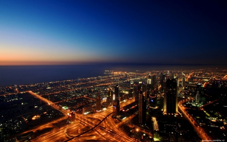 充斥这繁华奢靡气息的城市迪拜风景图片