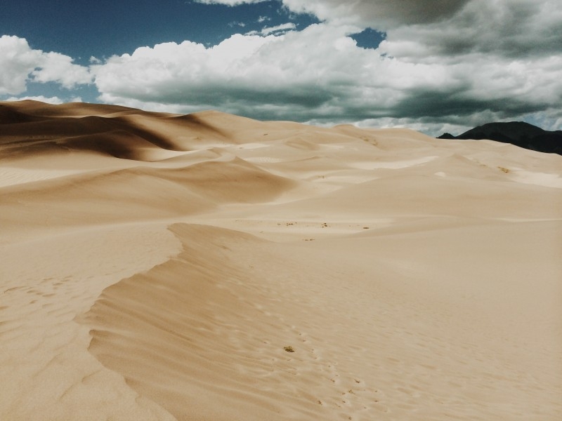 干旱的撒哈拉沙漠风景图片