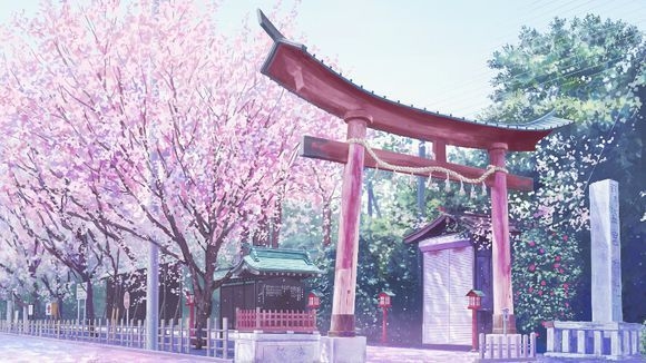 日本动漫中的场景可爱图片