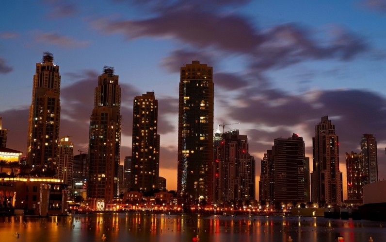 充斥这繁华奢靡气息的城市迪拜风景图片