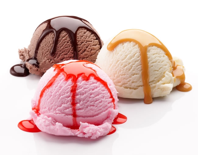 夏日美味的冰淇淋美食图片