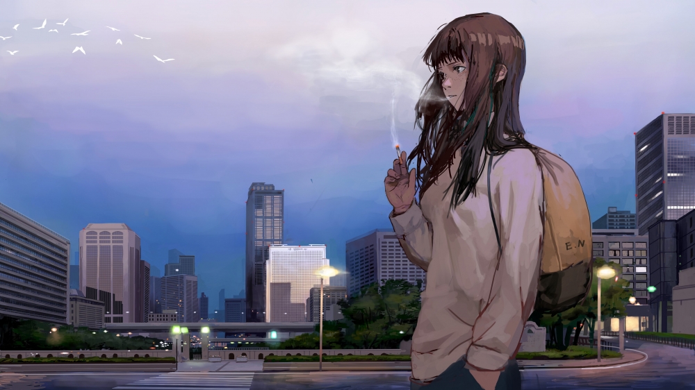 日本动漫里的唯美风景图片