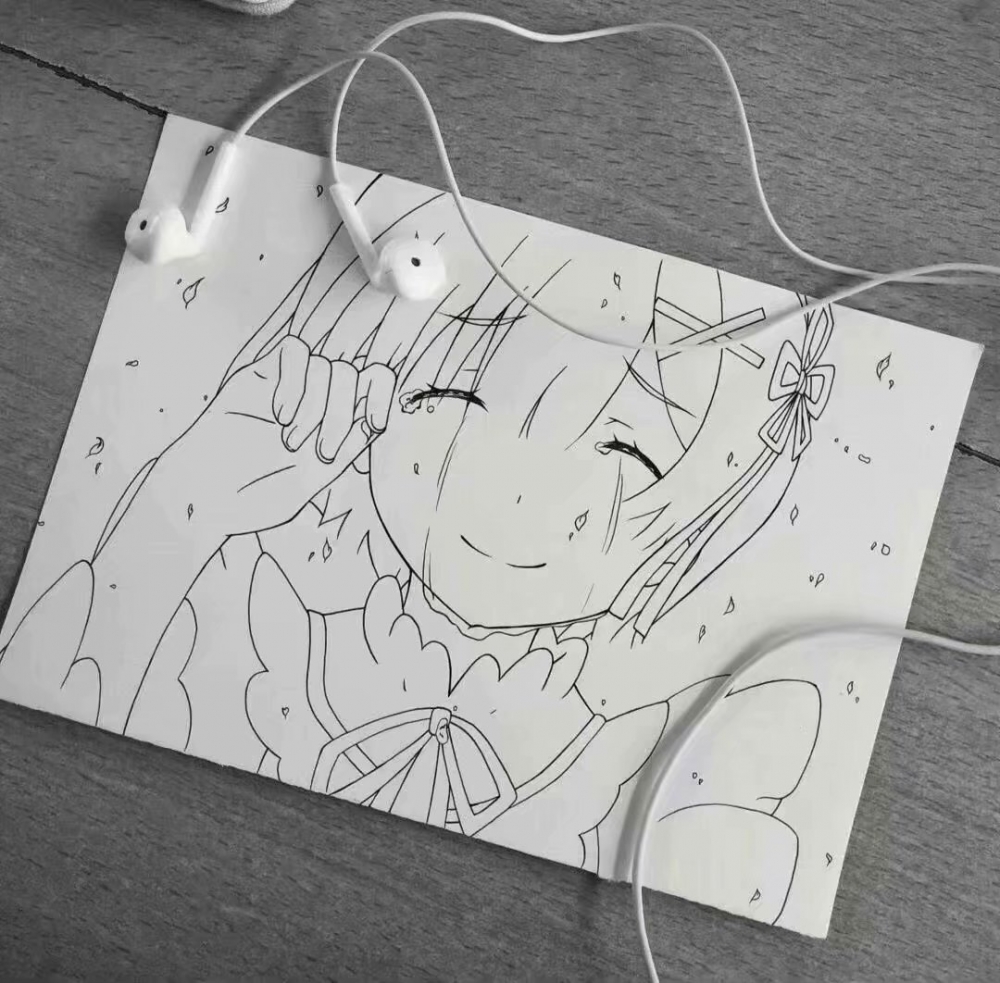 好看的卡通人物手绘简笔画小清新图片