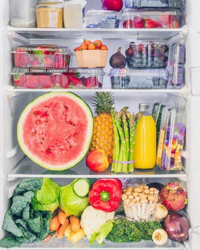 夏日冰箱的正确打开方式美食图片