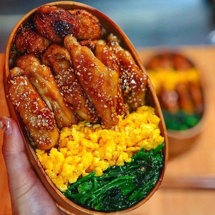 精致便当美食图片