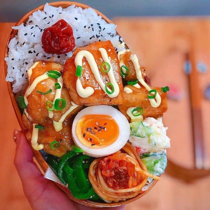 精致便当美食图片