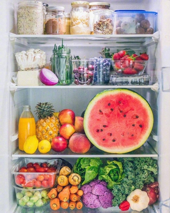 夏日冰箱的正确打开方式美食图片