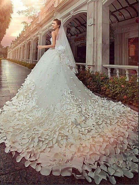梦中的婚礼王后型婚纱照