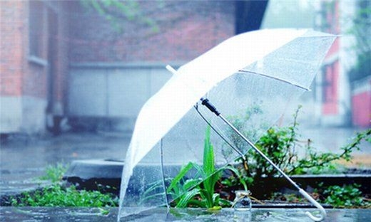窗外下着雨你又在哪非主流伤感意境图片