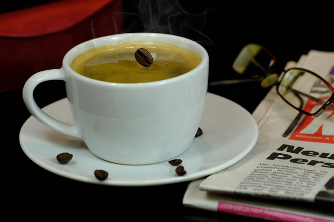 一杯热咖啡高清美食素材图片