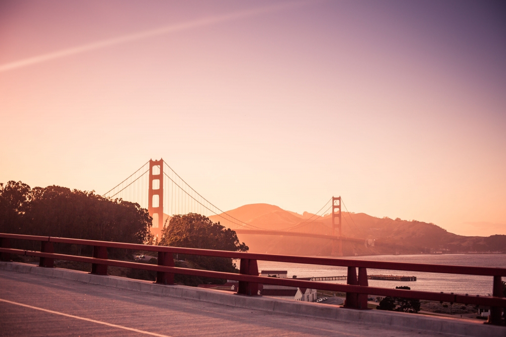 美国旧金山金门大桥唯美风景壁纸