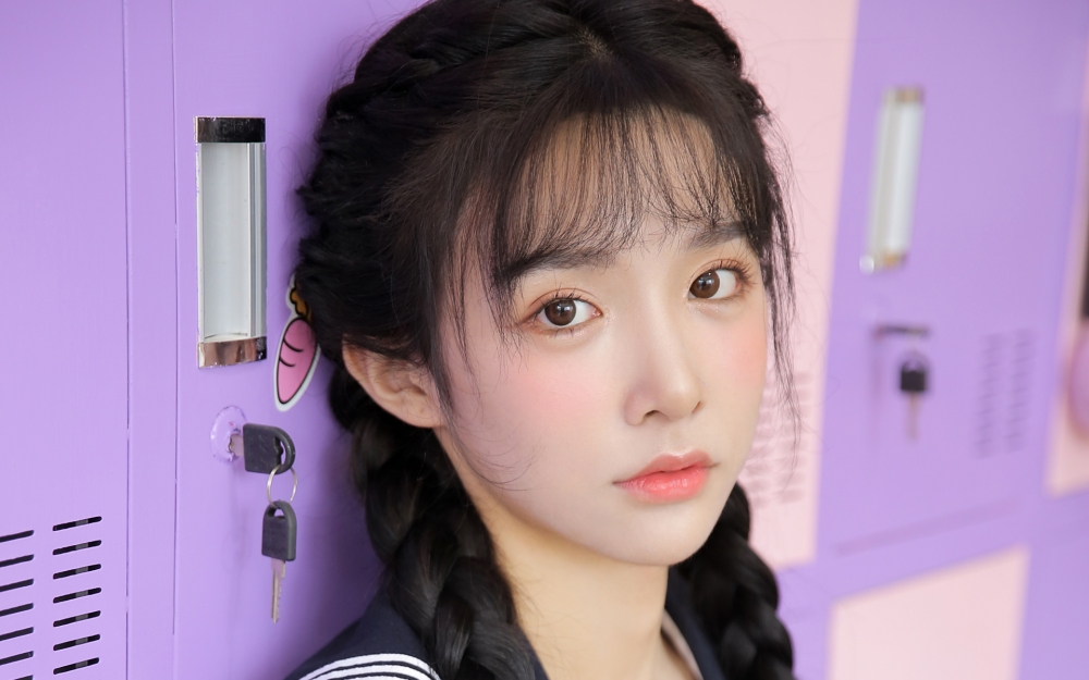 小清新美女萝莉JK制服写真壁纸图片