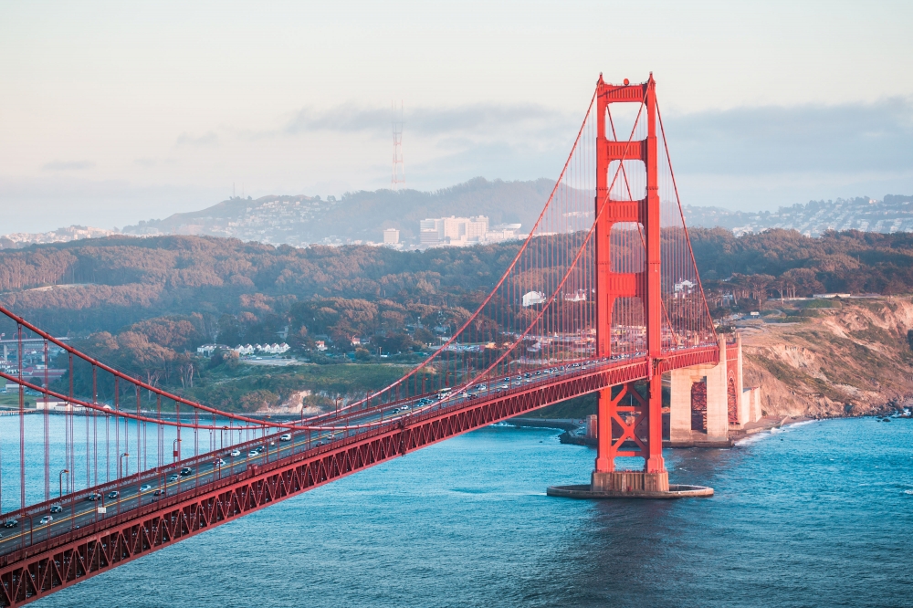 美国旧金山金门大桥唯美风景壁纸