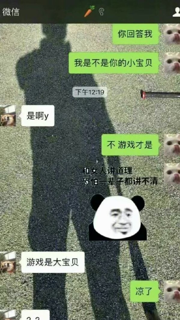 这可能就是直男吧爆笑对话图片
