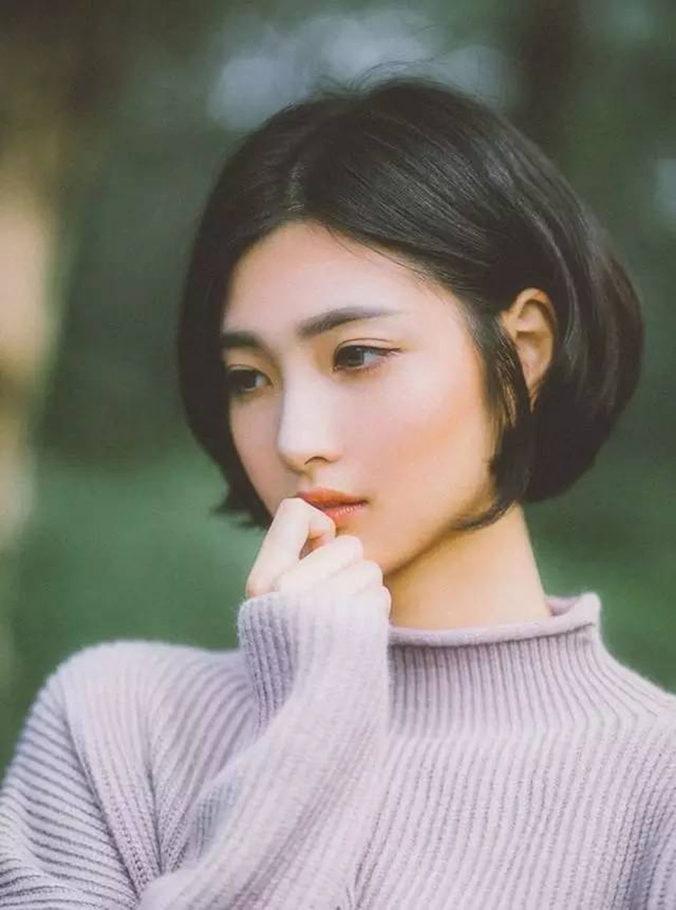 当今最流行的齐腮短发发型图片