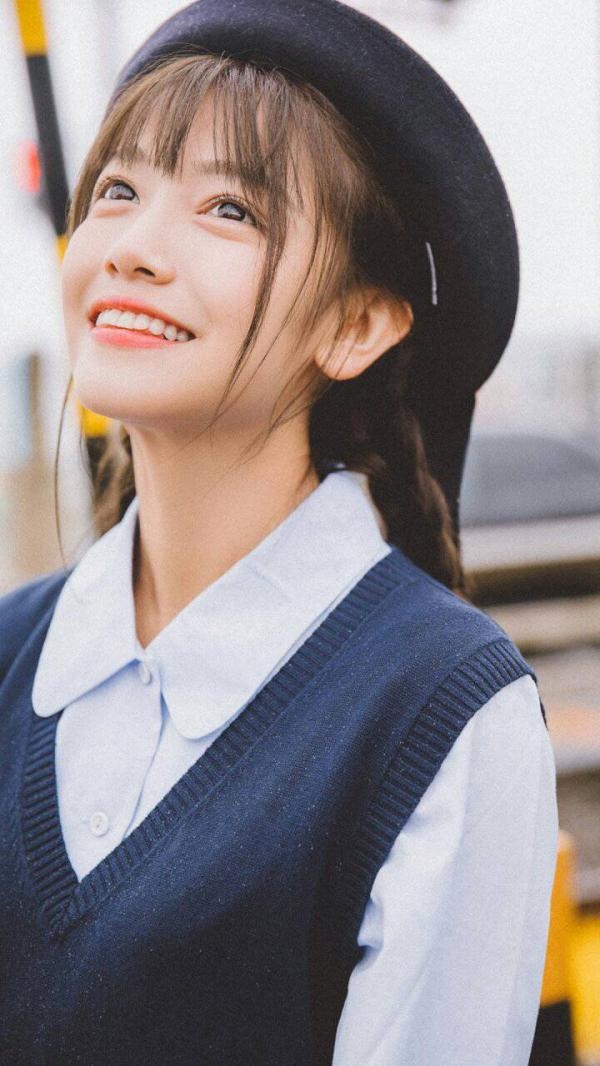 小清新美女萝莉户外唯美写真高清手机壁纸