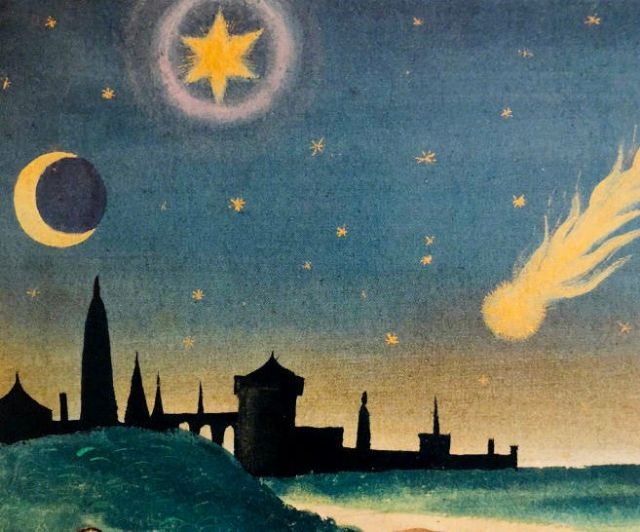 艺术家们画笔下的星空卡通头像