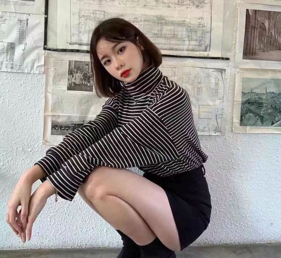 短发脸大的女生适合的发型图片