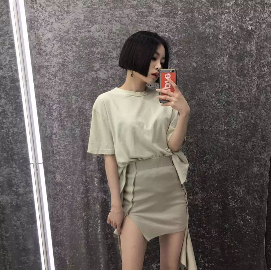 当今最流行的齐腮短发发型图片