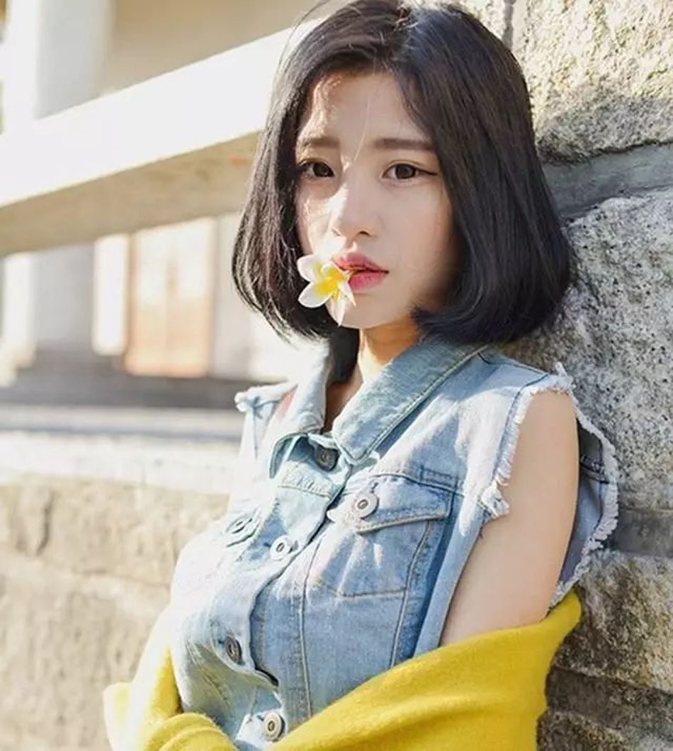 当今最流行的齐腮短发发型图片