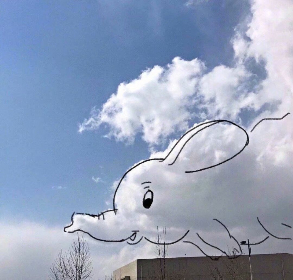 想象力满满的连天白云风景图片