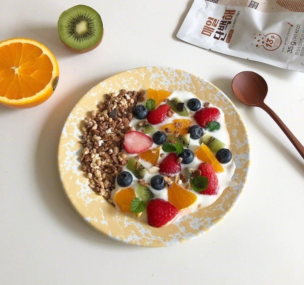 高颜值营养减肥低脂肪爱心早餐图片