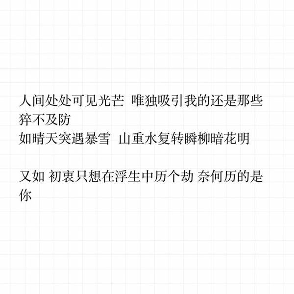 文艺小清新富有诗意的文字控表白句子图片