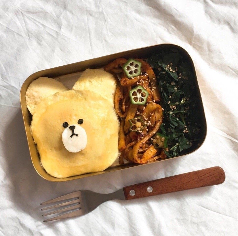 创意满满的便当盒饭美食图片