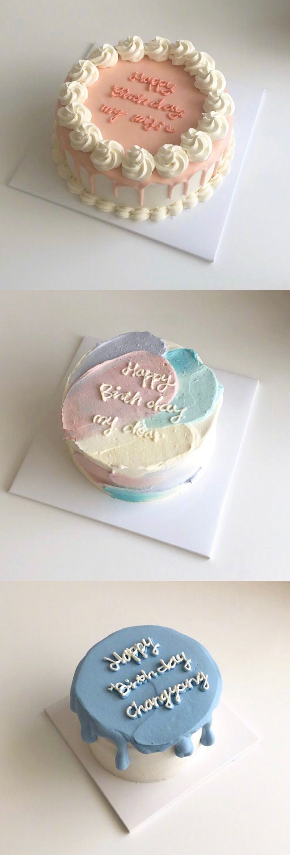 简约ins网红风的生日蛋糕制作技巧图片