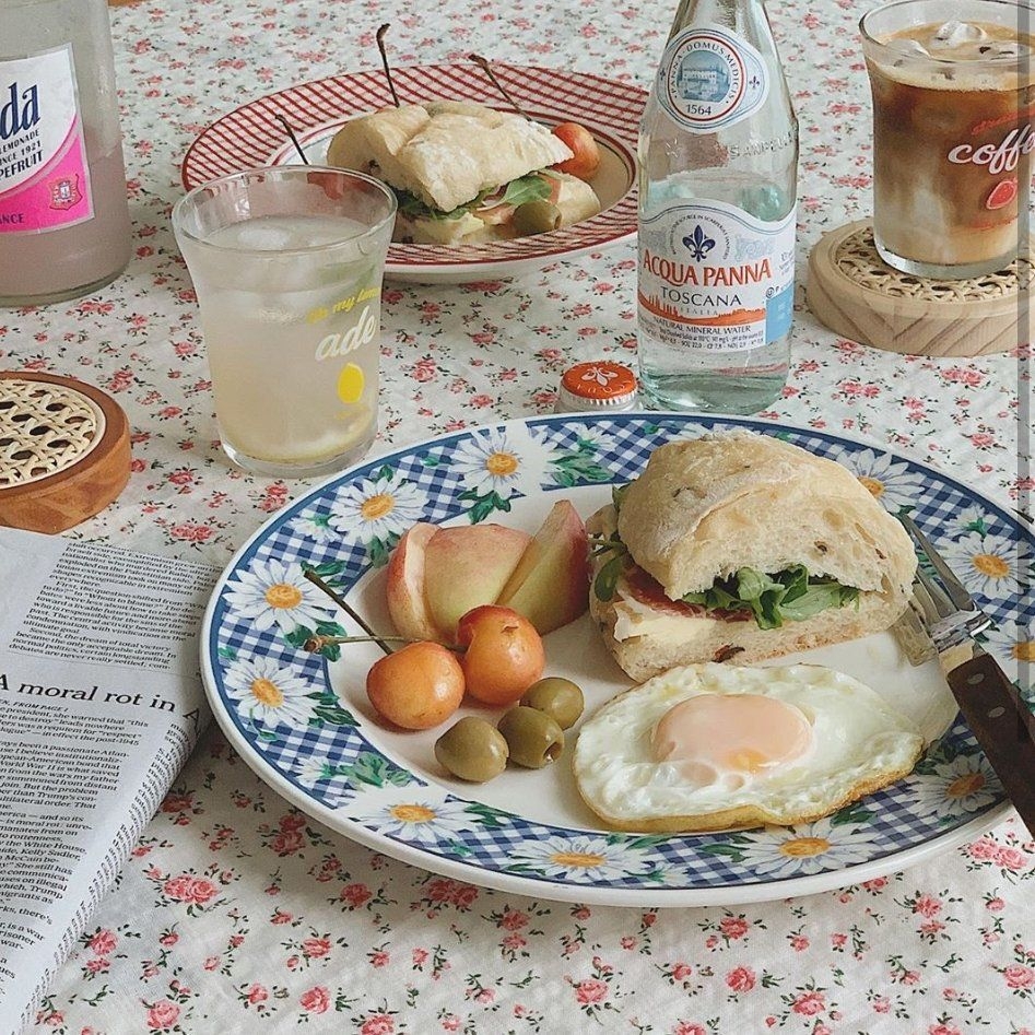 ins风高颜值的网红零食甜品早餐下午茶美食图片