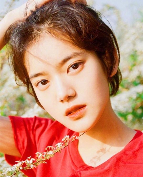 朋友圈里的小清新阳光美女背景图片