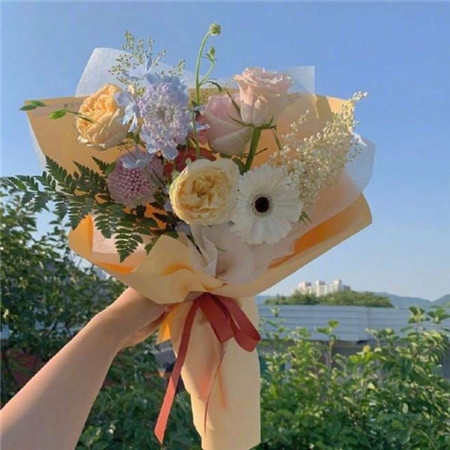 网红ins风鲜花手捧花唯美小清新图片合集
