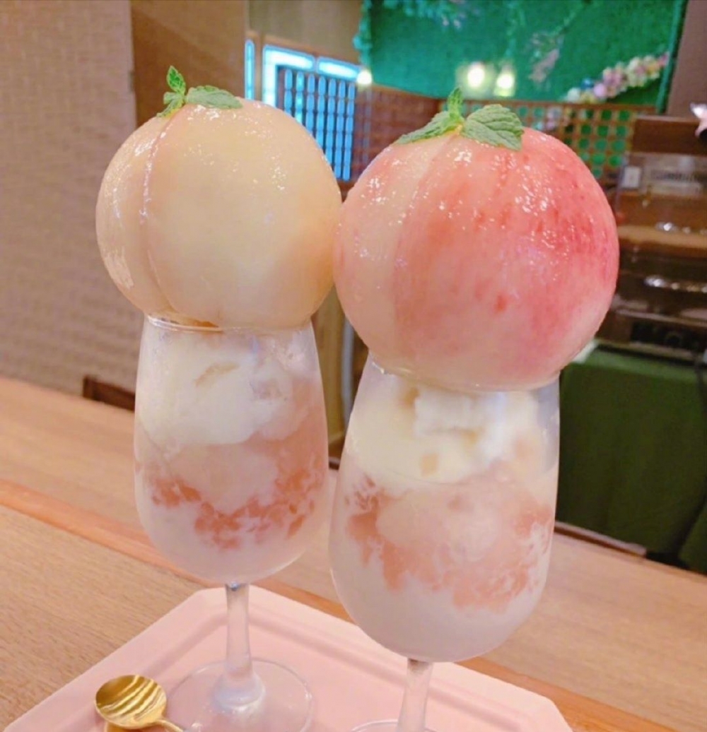 日本momovege可爱粉嫩水蜜桃甜品系列清新少女粉图片