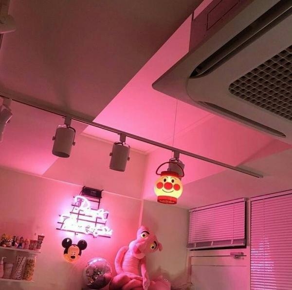 清新可爱的粉红顽皮豹少女心爆棚简约意境图片