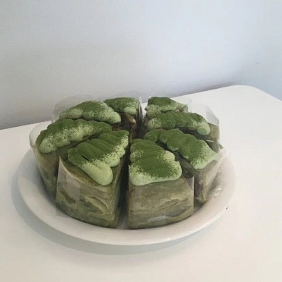 抹茶绿色小清新网红ins风唯美意境图片