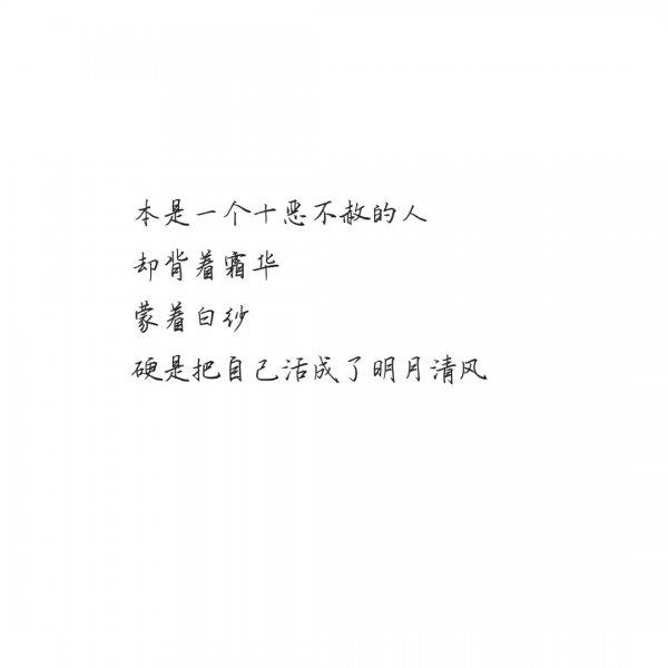 很有诗意美到窒息的古风句子简短古风意境文字控图片