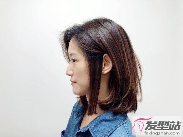 帅气欧美女生干练利落的齐肩锁骨短发造型图片